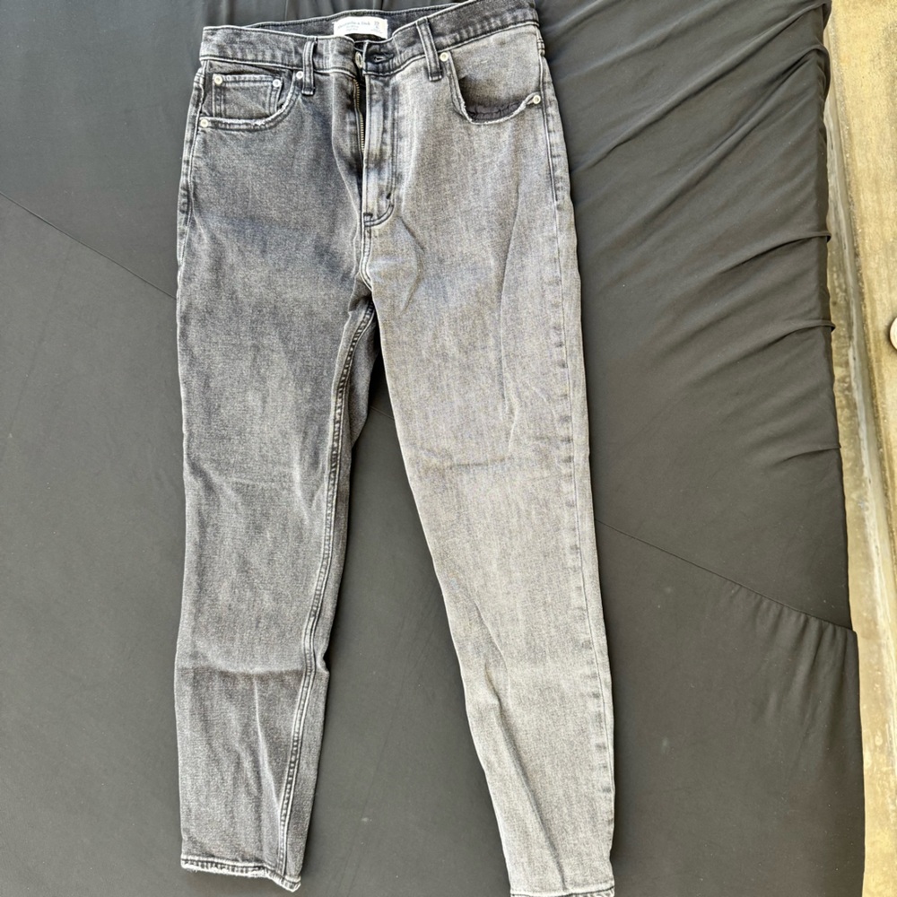 Abercrombie & Fitch Black/ Gray Leg Skinny Jeans